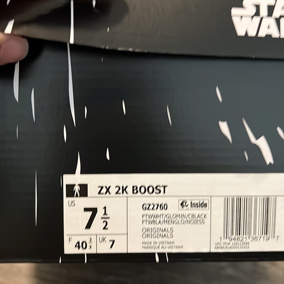 Brand new adidas originals Star Wars x ZX 2K Boost 'Mudhorn' -Women’s 10 - Picture 7 of 7